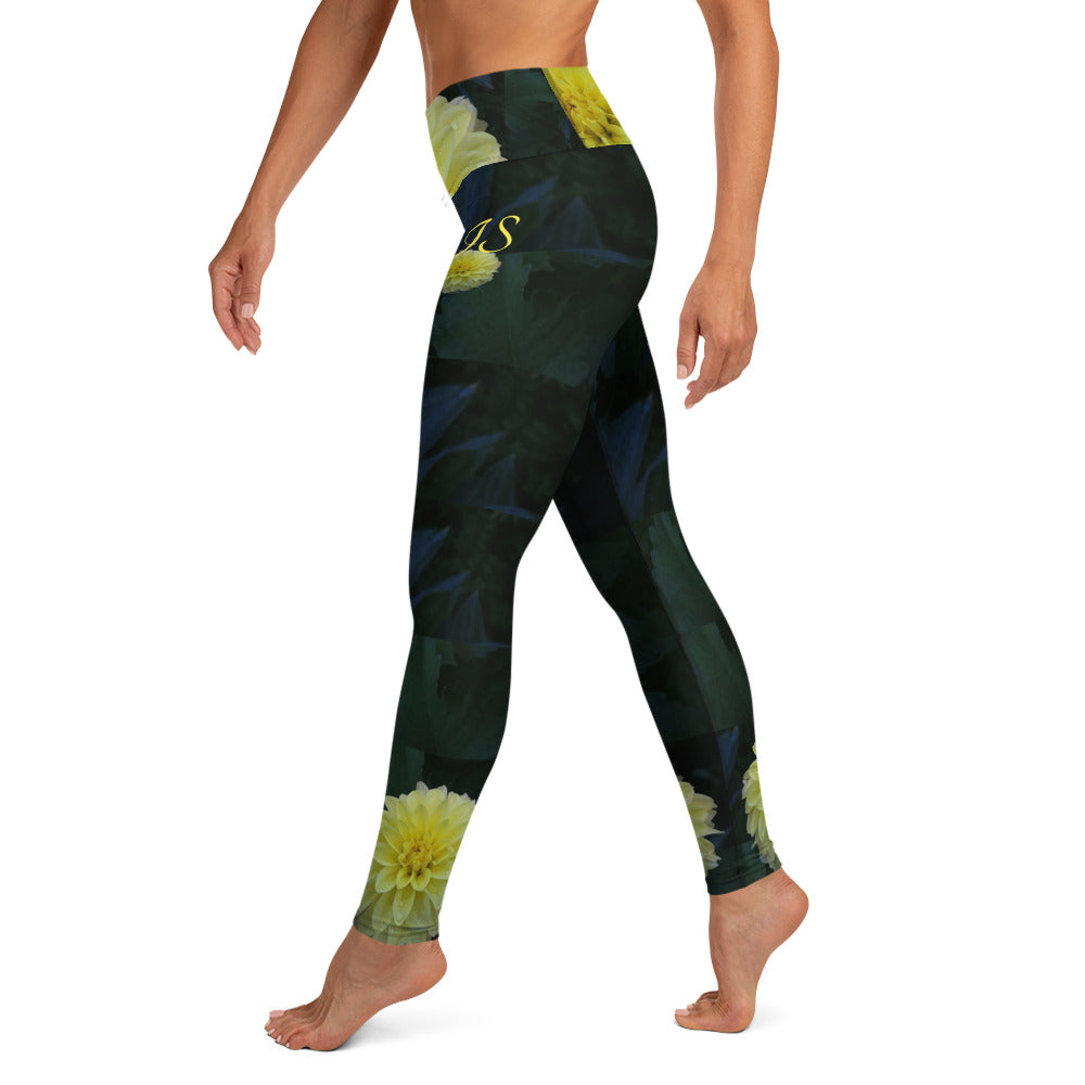 Activewear Yoga Leggings. Personalized High Waist Fitness or Monogrammed Dance Leggings. WickedYo.